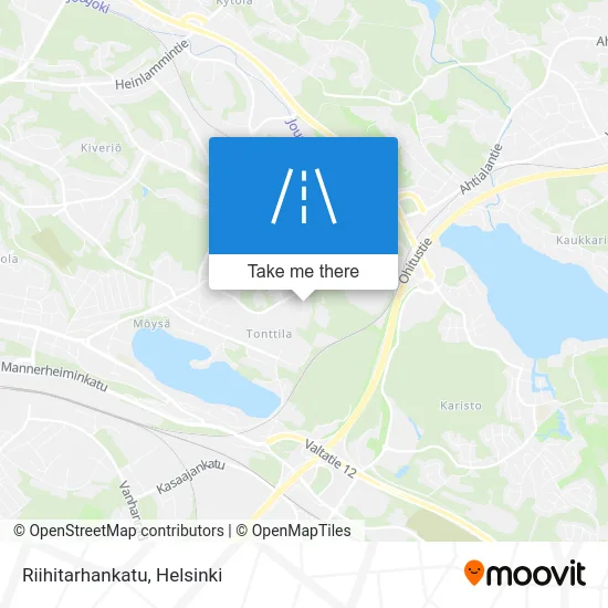 Riihitarhankatu map