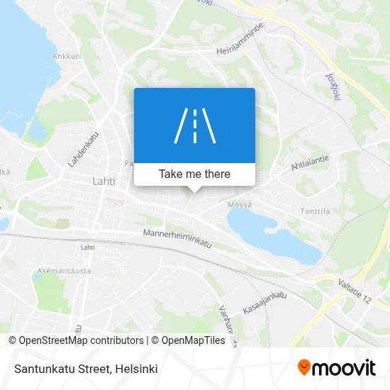 Santunkatu Street map