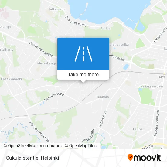 Sukulaistentie map