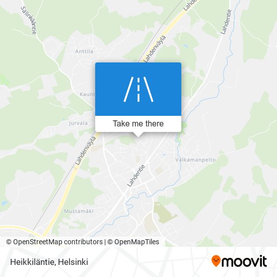 Heikkiläntie map