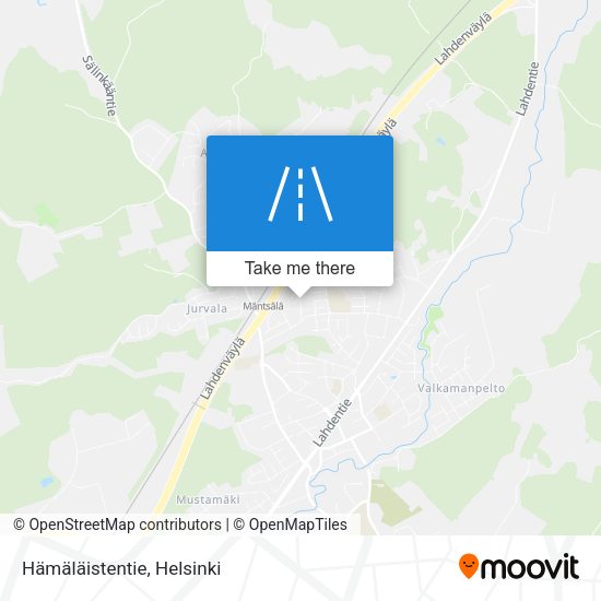 Hämäläistentie map