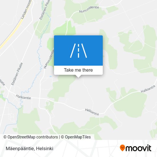Mäenpääntie map