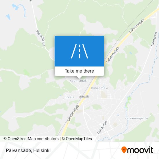 Päivänsäde map