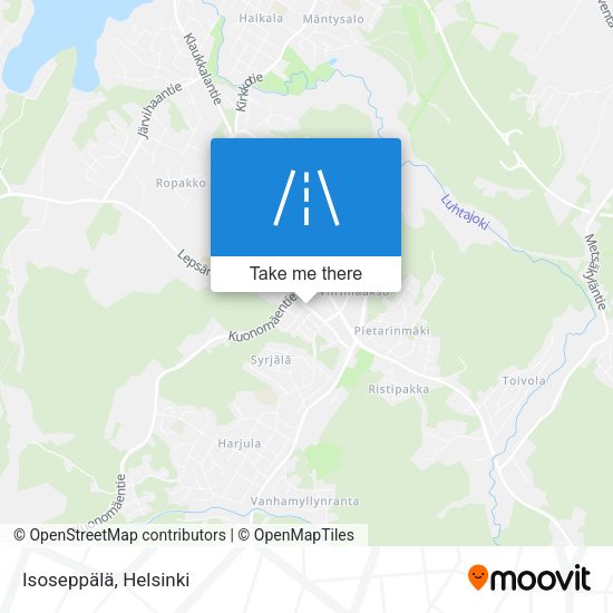 Isoseppälä map