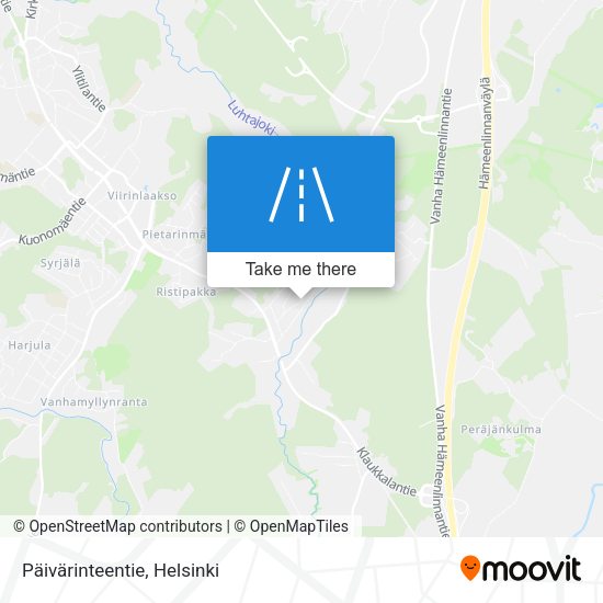 Päivärinteentie map