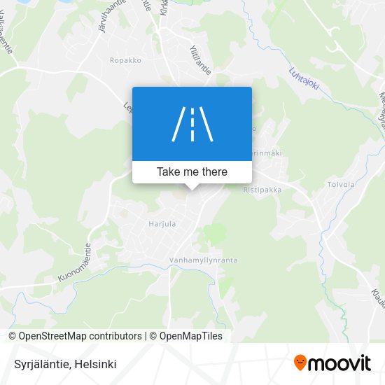 Syrjäläntie map