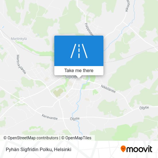 Pyhän Sigfridin Polku map