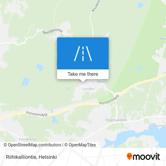 Riihikallio Road map