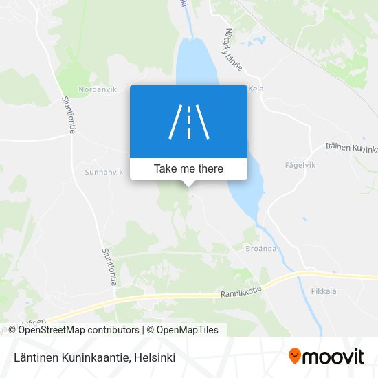 Läntinen Kuninkaantie map