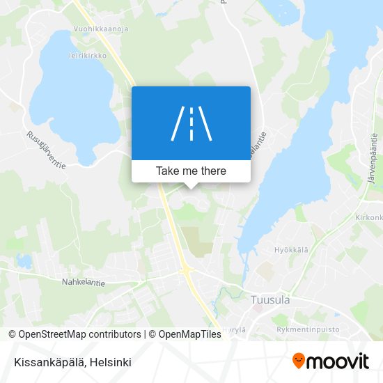 Kissankäpälä map