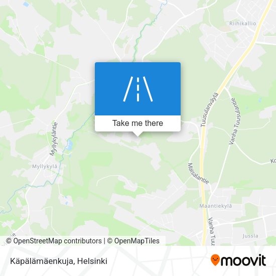 Käpälämäenkuja map