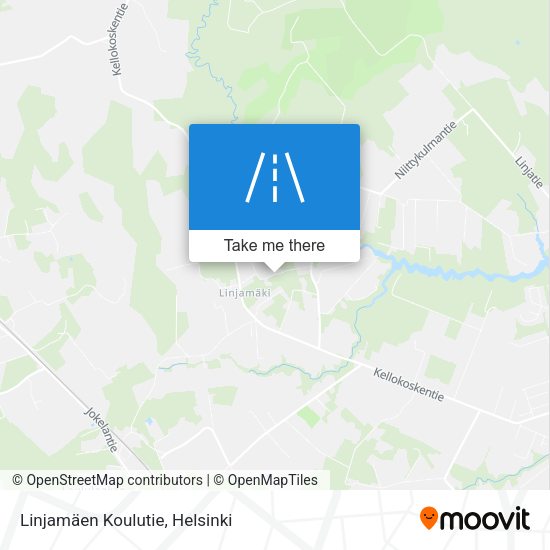 Linjamäen Koulutie map