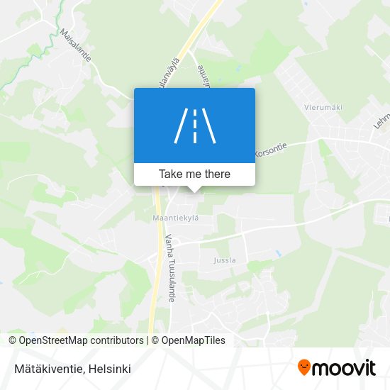 Mätäkiventie map