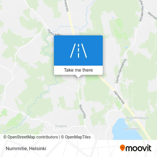 Nummitie map