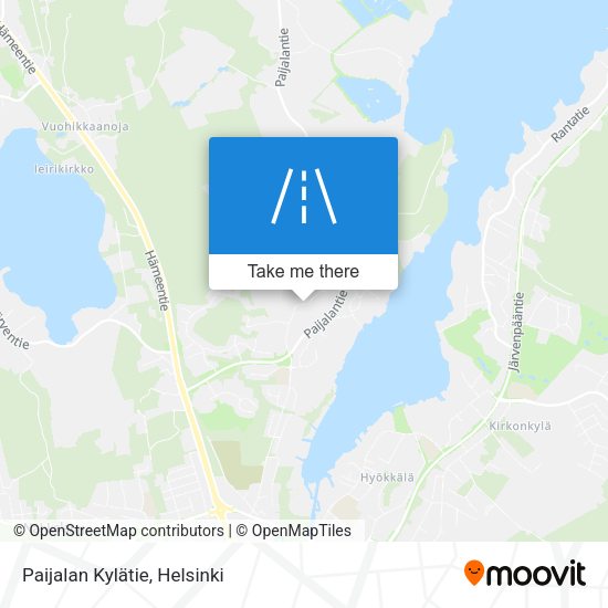 Paijalan Kylätie map