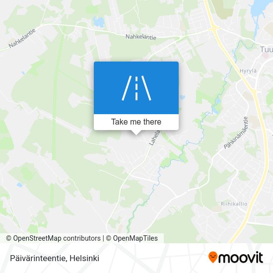 Päivärinteentie map