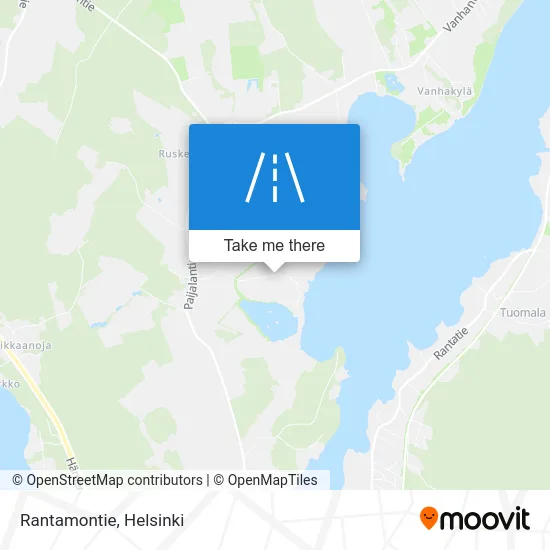 Rantamontie map