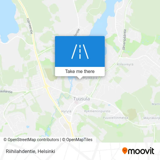 Riihilahti Road map