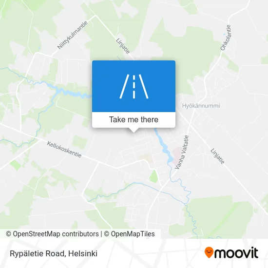 Rypäletie Road map