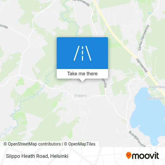 Siippo Heath Road map