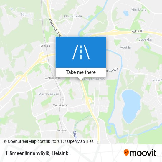 Hämeenlinnanväylä map
