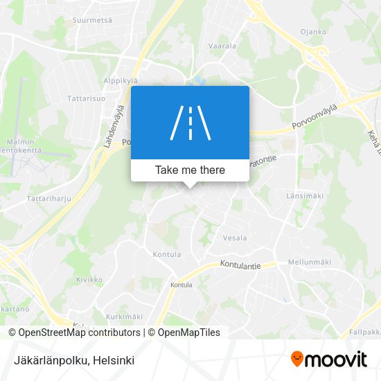 Jäkärlänpolku map