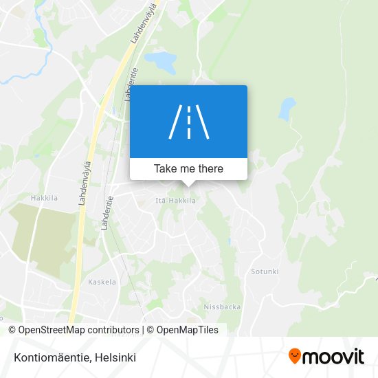 Kontiomäentie map
