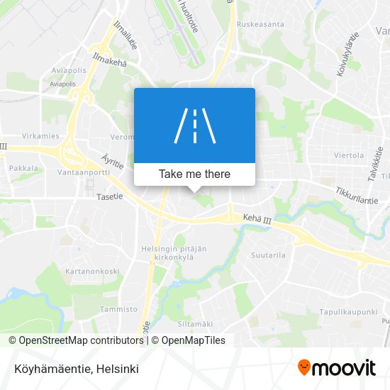 Köyhämäentie map