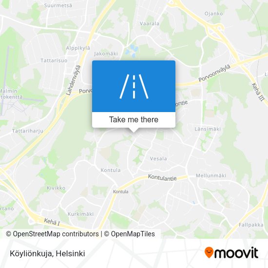 Köyliönkuja map