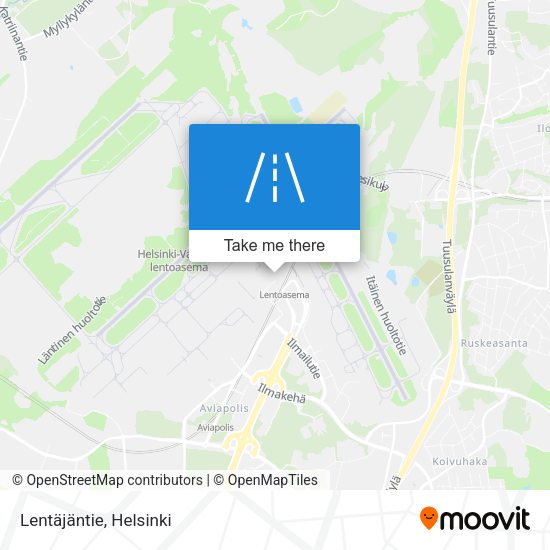 Lentäjäntie map