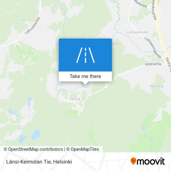 Länsi-Keimolan Tie map