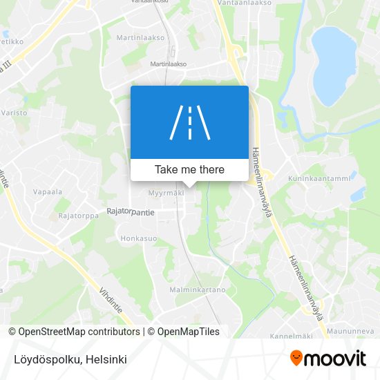 Löydöspolku map