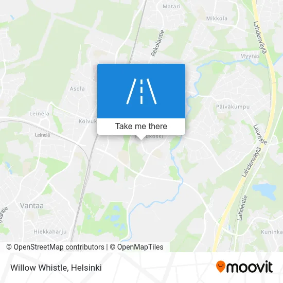 Willow Whistle map