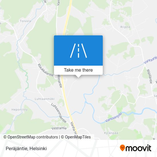 Peräjäntie map