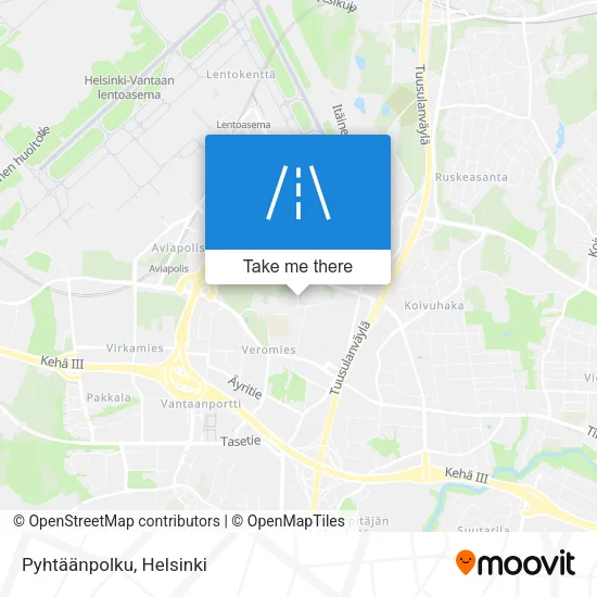 Pyhtäänpolku map