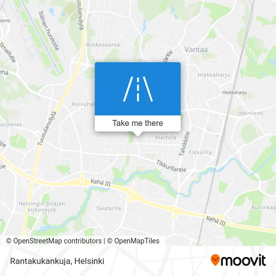 Rantakukankuja map