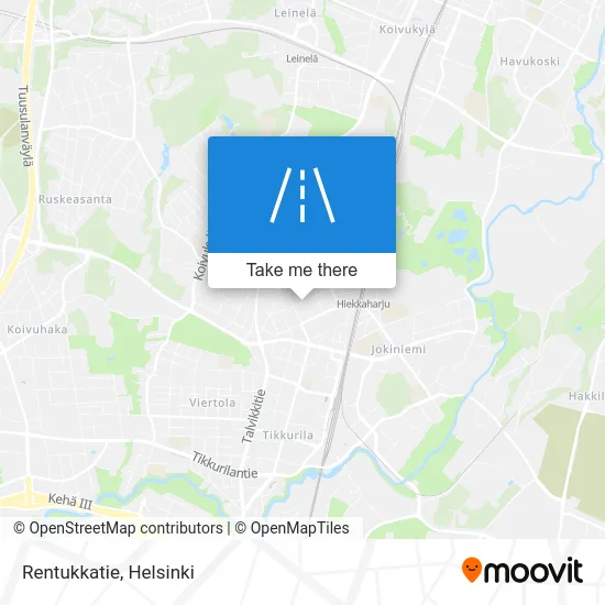 Rentukka Street map
