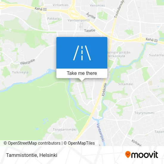 Tammistontie map