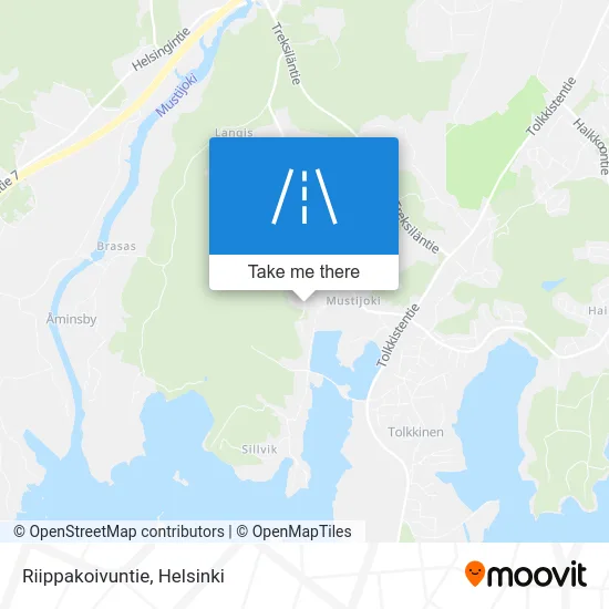 Weeping Birch Road map