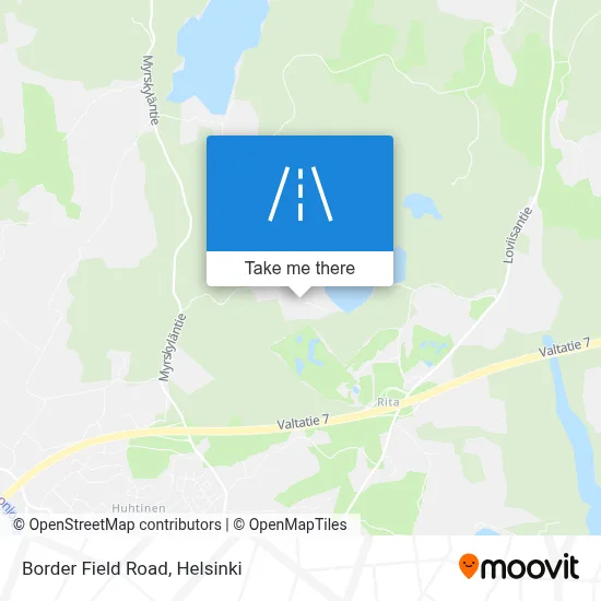 Border Field Road map