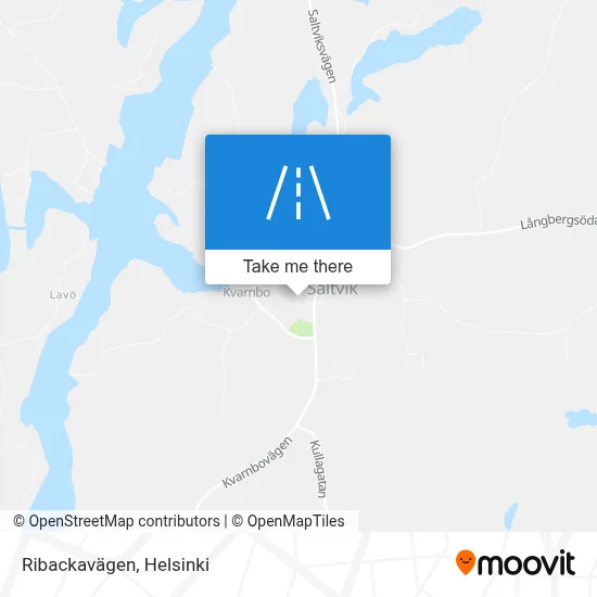 Ribackavägen map
