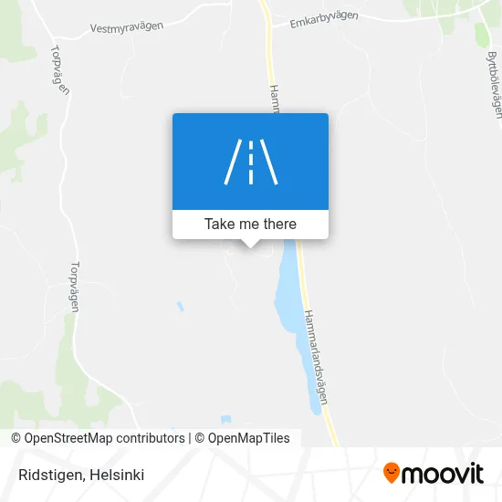 Ridstigen map
