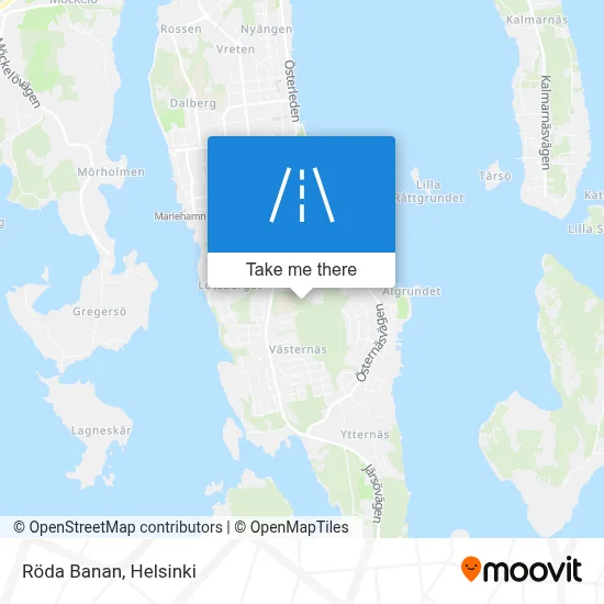 Röda Banan map