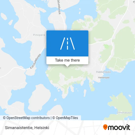 Simanaistentie map
