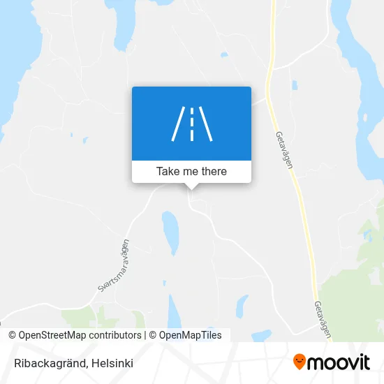 Ribackagränd map