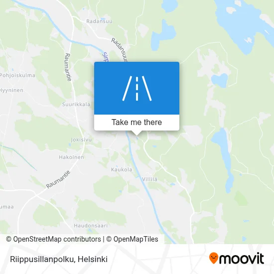 Riippusillanpolku map