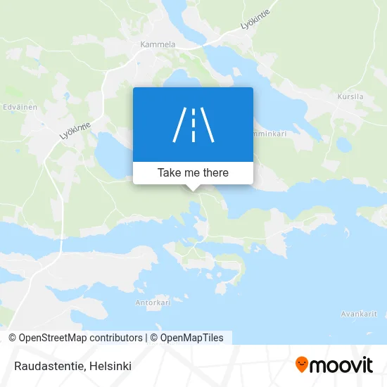 Raudastentie map