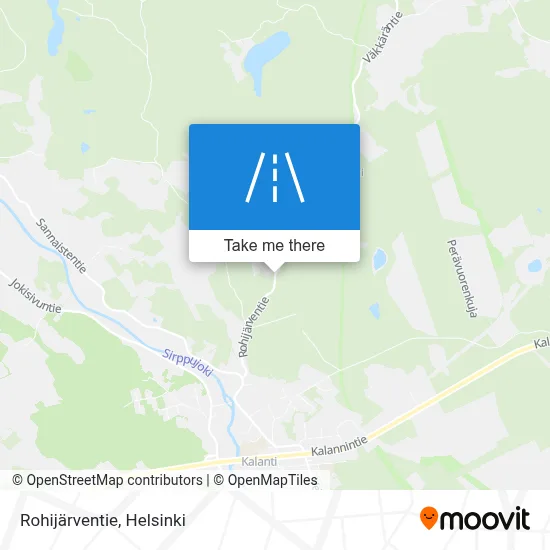 Rohijärventie map