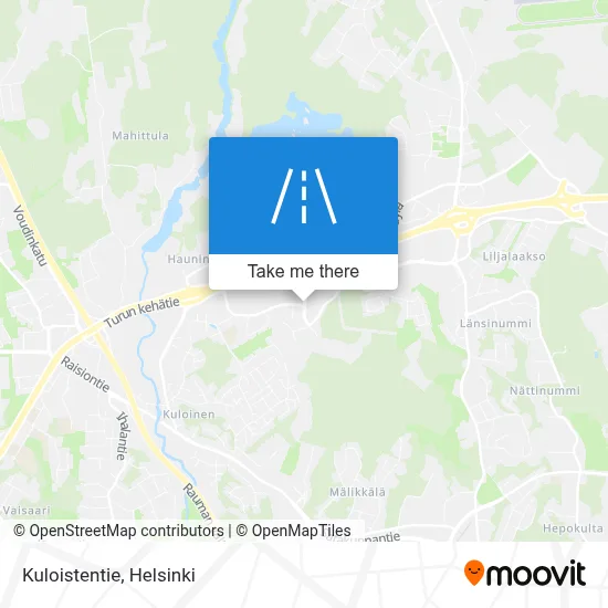 Kuloistentie map