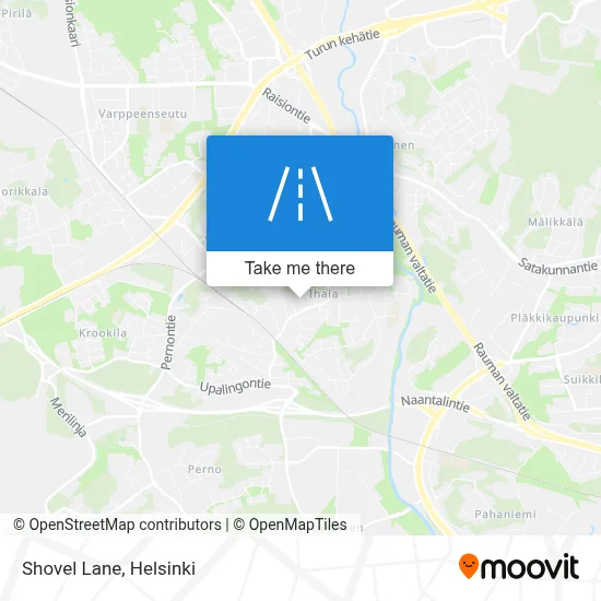 Shovel Lane map